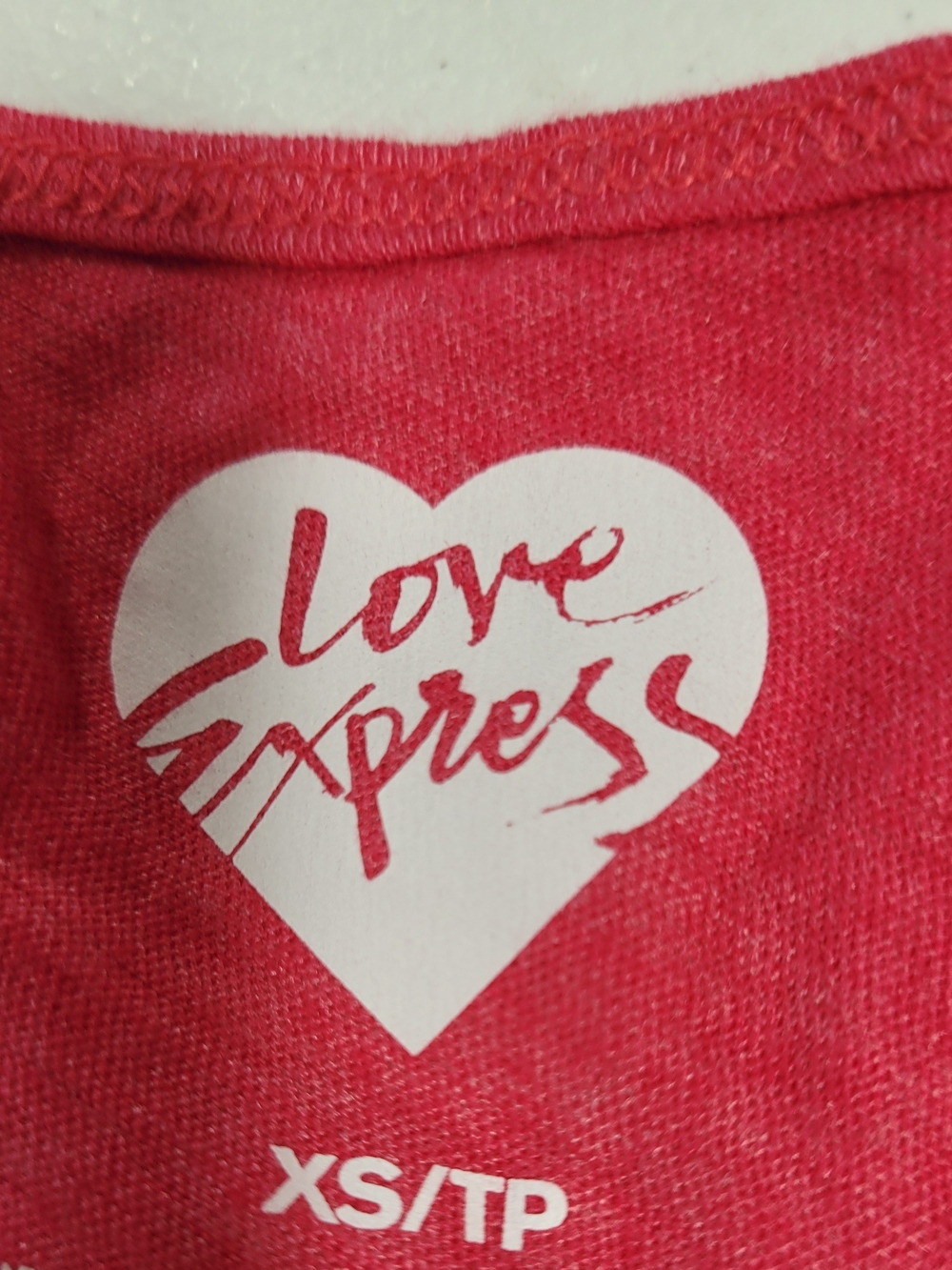 Express Women’s Coral Racerback Tank Top - Picture 2 of 3